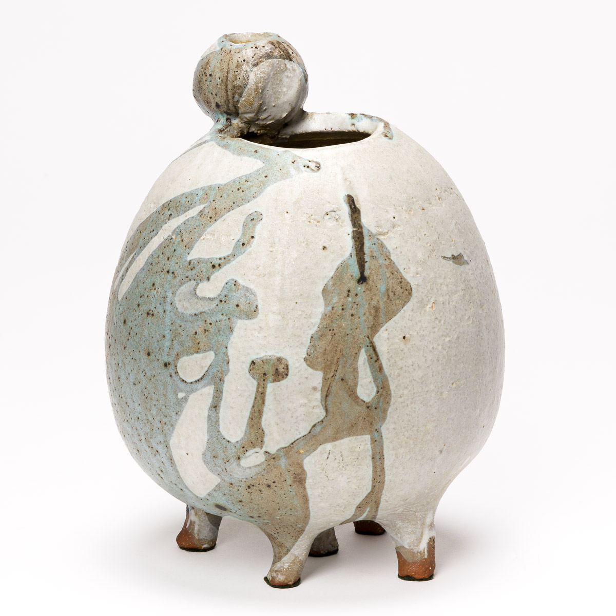 EARL HOOKS (1927 - 2005) Untitled (Five-footed Vase Form).
